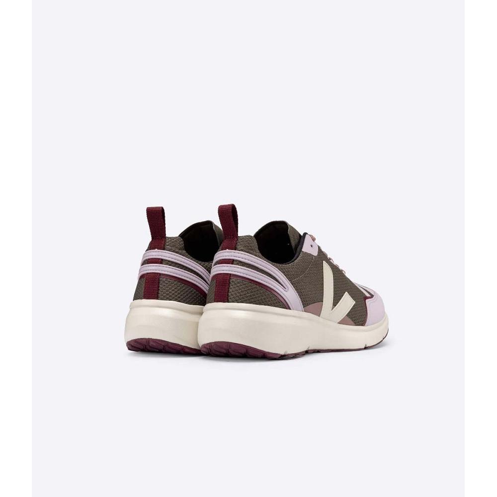 Veja CONDOR 2 ALVEOMESH Women's Shoes Pink/Khaki | CA 467FDN